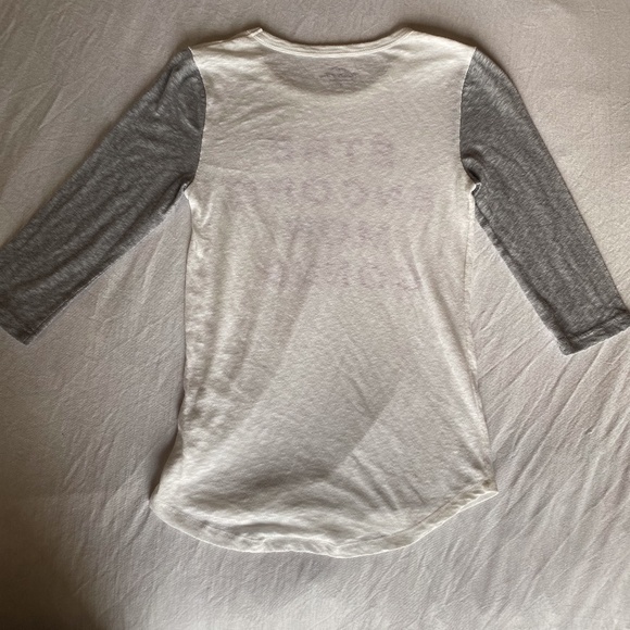 J. Crew Graphic Baseball Tee, Heathered - Picture 2 of 2
